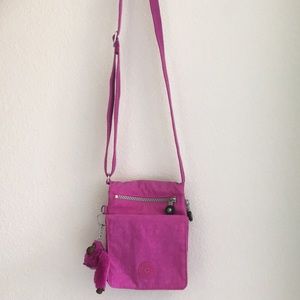 purple Kipling purse